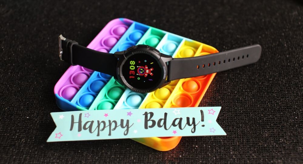 Smartwatch VECTOR SMART Kids  ekran bateria czujniki zdrowie sport pasek ładowanie pojemność rozdzielczość łączność sterowanie krew puls rozmowy smartfon aplikacja 