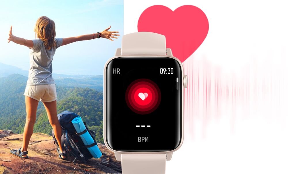 Smartwatch DOOGEE CS3 ekran bateria czujniki zdrowie sport pasek ładowanie pojemność rozdzielczość łączność sterowanie krew puls rozmowy smartfon aplikacja