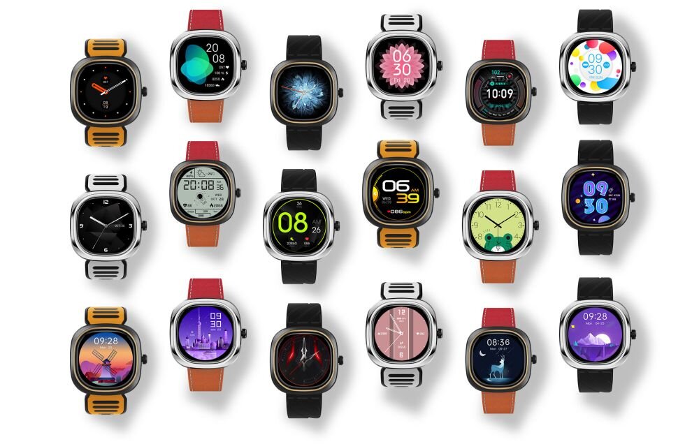 Smartwatch DOOGEE D11 ekran bateria czujniki zdrowie sport pasek ładowanie pojemność rozdzielczość łączność sterowanie krew puls rozmowy smartfon aplikacja