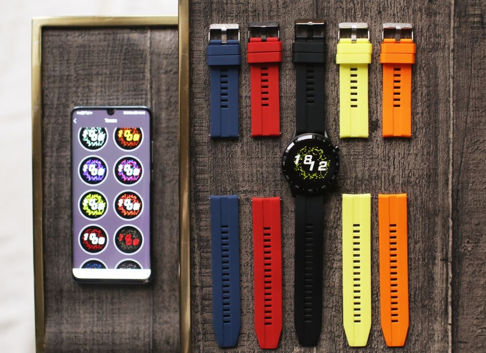 Smartwatch VECTOR SMART SPORT ekran bateria czujniki zdrowie sport pasek ładowanie pojemność rozdzielczość łączność sterowanie krew puls rozmowy smartfon aplikacja 