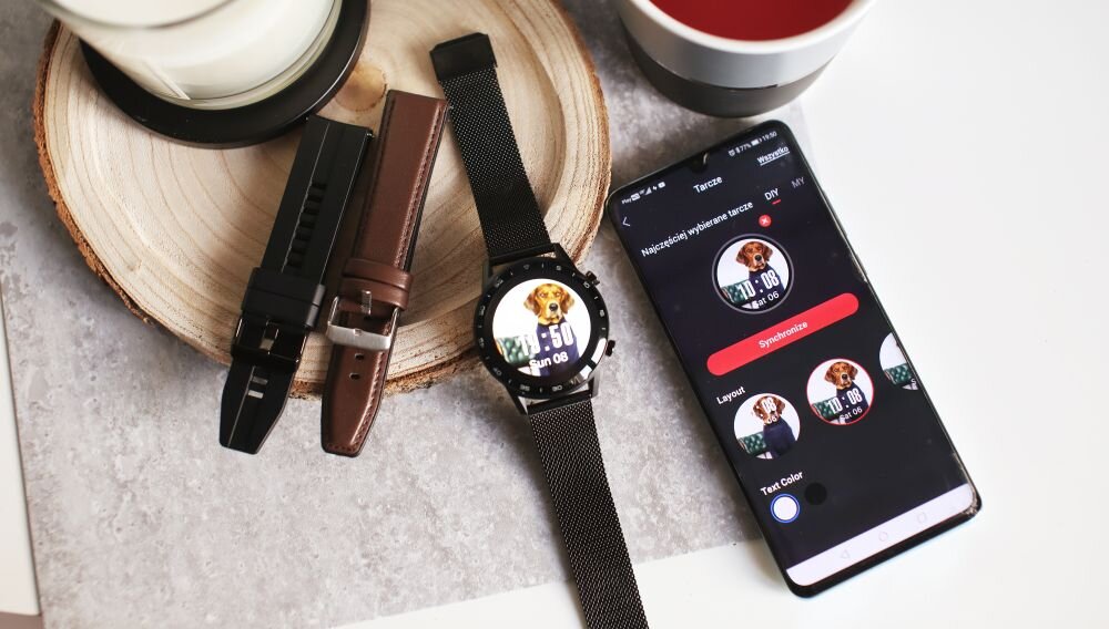 Smartwatch VECTOR SMART SPORT ekran bateria czujniki zdrowie sport pasek ładowanie pojemność rozdzielczość łączność sterowanie krew puls rozmowy smartfon aplikacja