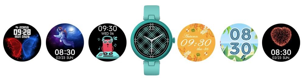 Smartwatch DOOGEE Venus  ekran bateria czujniki zdrowie sport pasek ładowanie pojemność rozdzielczość łączność sterowanie krew puls rozmowy smartfon aplikacja 