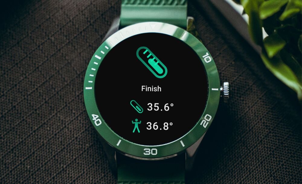 Smartwatch VECTOR SMART Stylish ekran bateria czujniki zdrowie sport pasek ładowanie pojemność rozdzielczość łączność sterowanie krew puls rozmowy smartfon aplikacja