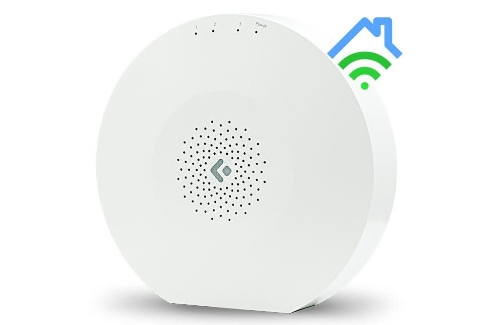 Bramka FERGUSON Smart Hub FS2SH Wi-Fi-Bluetooth-ZigBee nadzoruje interpretuje sygnały do 250 urządzeń wszechstronne modułowe urządzenie
