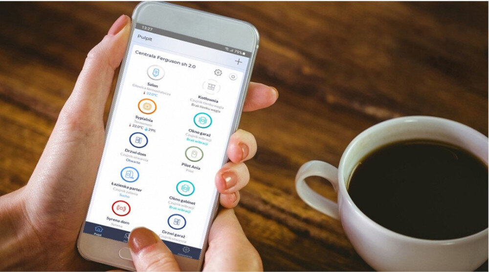 Bramka FERGUSON Smart Hub FS2SH Wi-Fi-Bluetooth-ZigBee Wi-Fi telefon tablet komputer