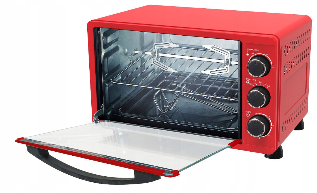 Piekarnik TURBOTRONIC TT-EV23 Czerwony mozliwosci