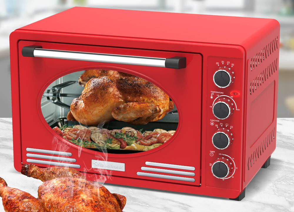 Piekarnik TURBOTRONIC TT-EV45R Retro Kremowy