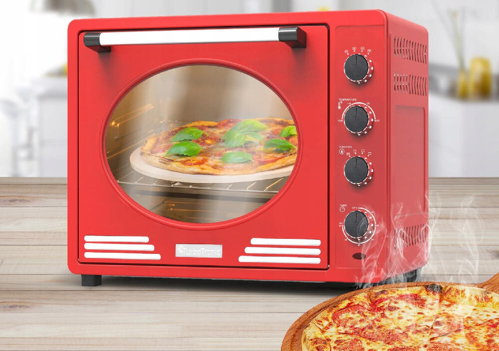 Piekarnik TURBOTRONIC Retro TT-EV35R mietowy