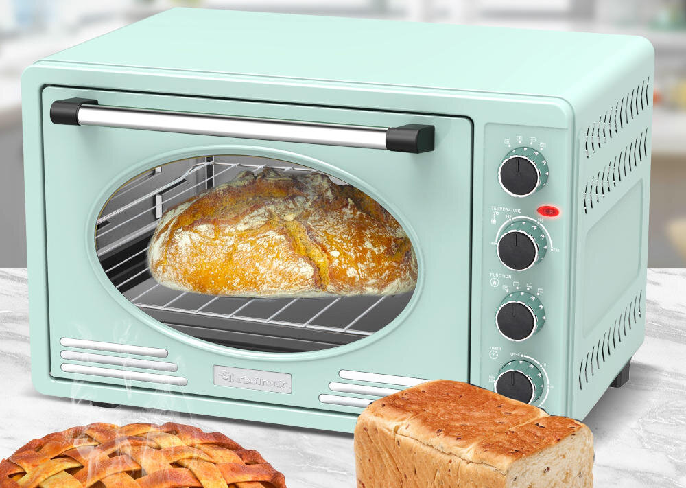 Piekarnik TURBOTRONIC TT-EV45R Retro Czarny