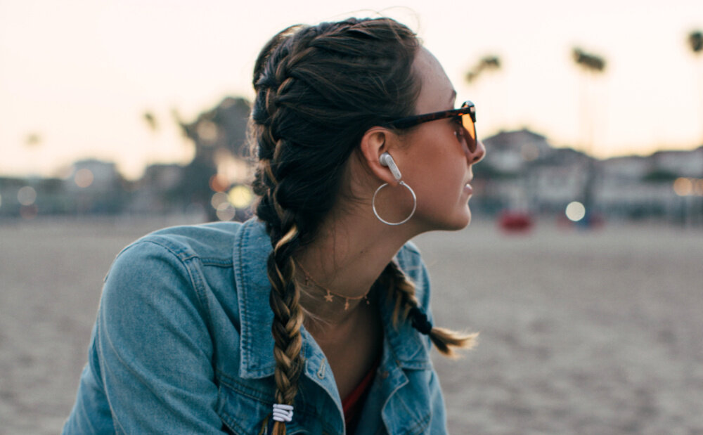 Słuchawki dokanałowe JBL Vibe 300 TWS komfort bezprzewodowe brak kabla przewodu