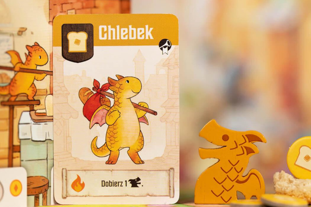 Gra planszowa LUCKY DUCK GAMES Flamecraft płomienie smoki pomoc rozgrywka zabawa punkty handlarze magia zaklęcia