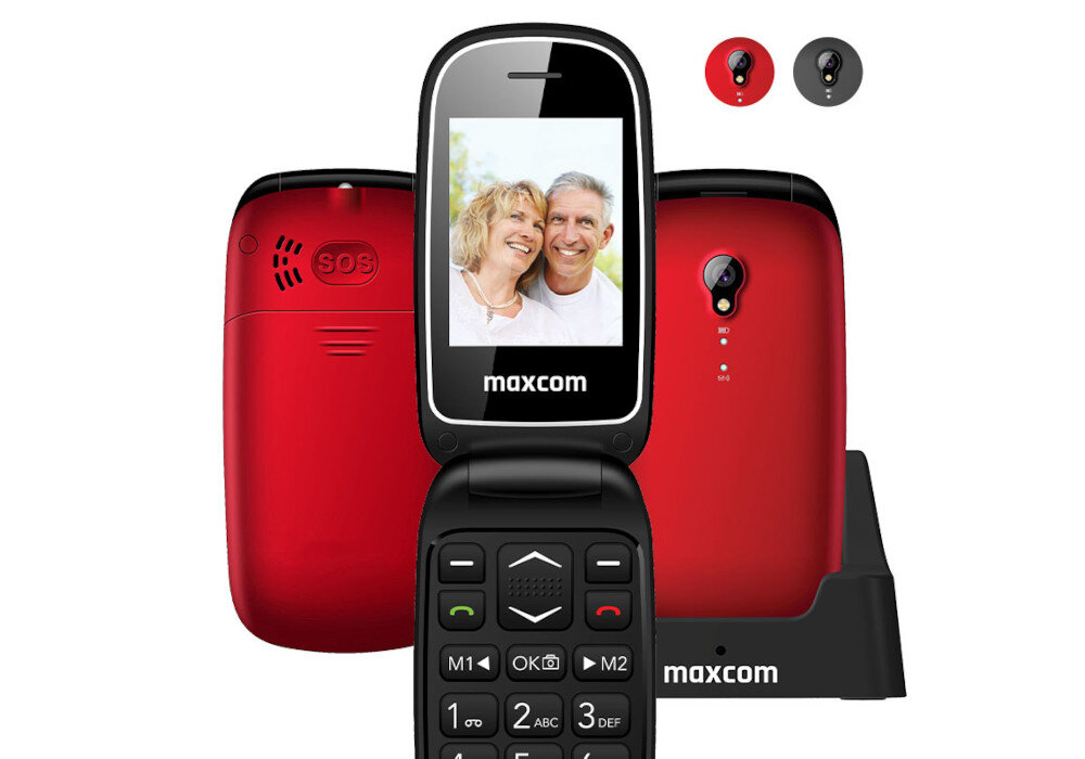 Telefon MAXCOM Comfort MM816 design klapka