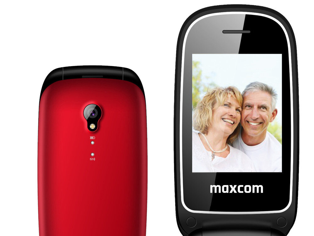 Telefon MAXCOM Comfort MM816 wyswietlacz przyciski funkcje 