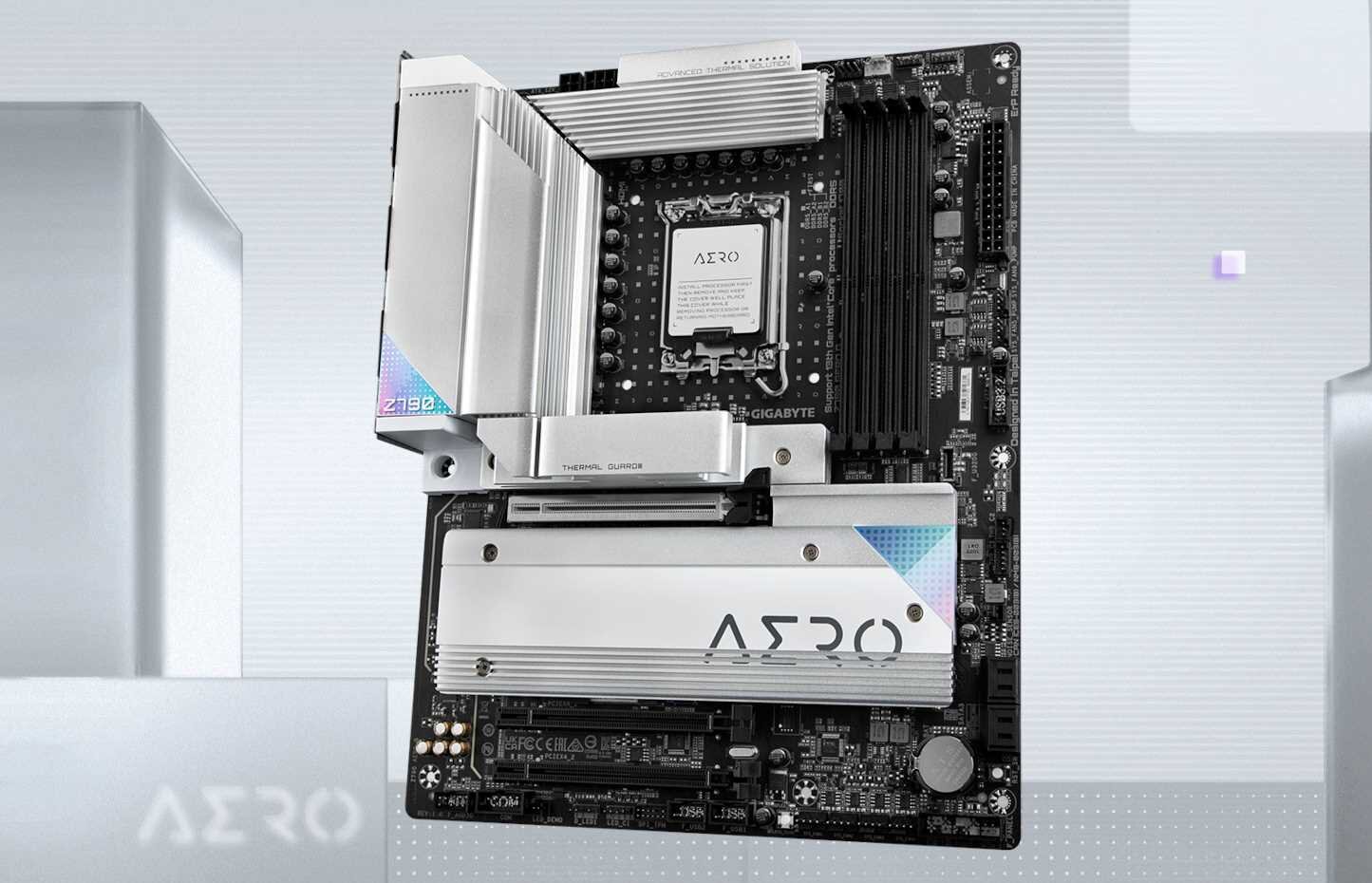 Płyta główna GIGABYTE Z790 Aero G DDR5 - oświetlenia