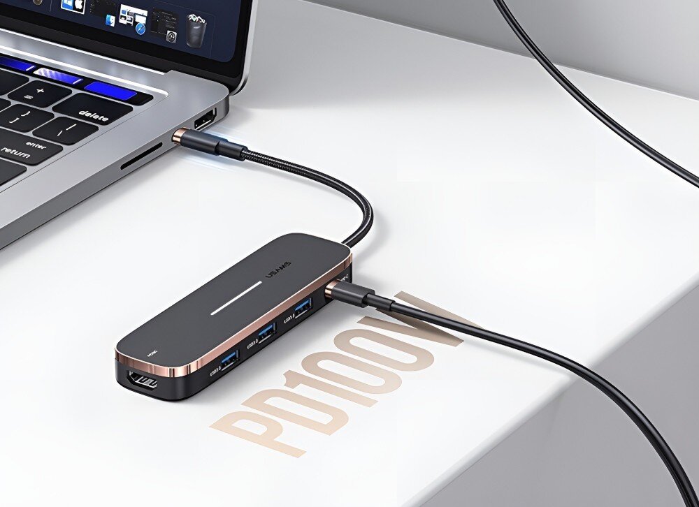 Hub USAMS SJ578HUB01
hub porty usbc usba hdmi akcesoria