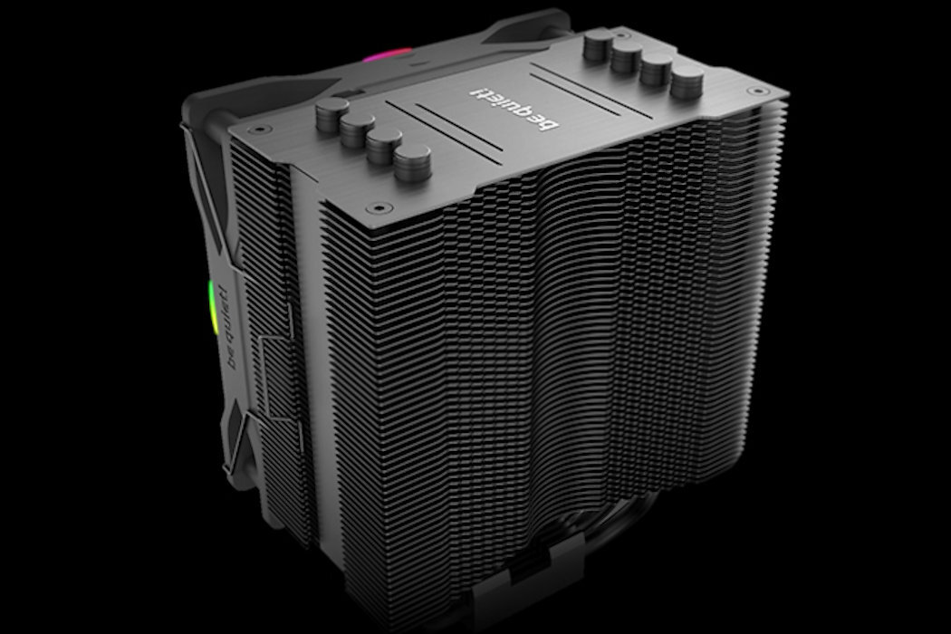 CHŁODZENIE CPU BE QUIET Pure Rock 2 FX Black cichy budowa