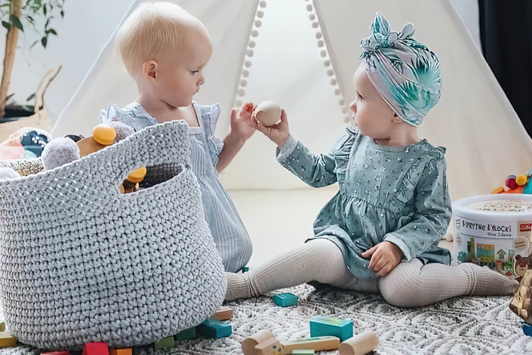 Klocki drewniane TREFL Sprytne klocki Misia Zdzisia 61338 zabawa nauka kreatywność rozwój