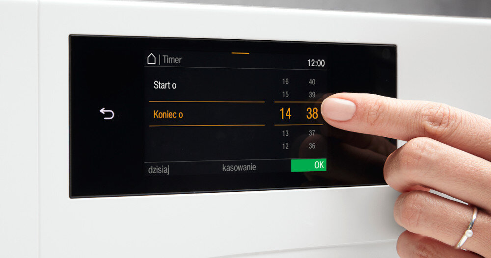 Pralka MIELE WWD164 WCS programowanie czas