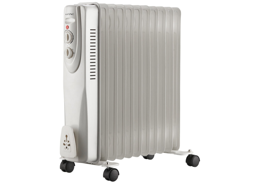 Grzejnik olejowy KIANO Heater 25 Elegancki design odporny zywotnosc 4 kolka wymiary waga