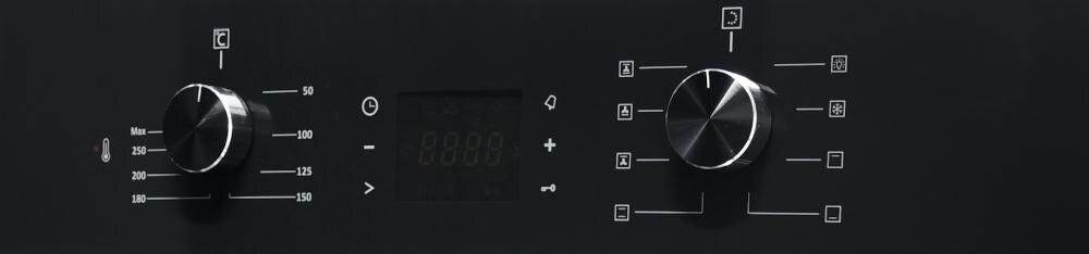 SMITH&BROWN SOE-S424-BP26 pokrętła ustawienia temperatura pieczenie grzałki
