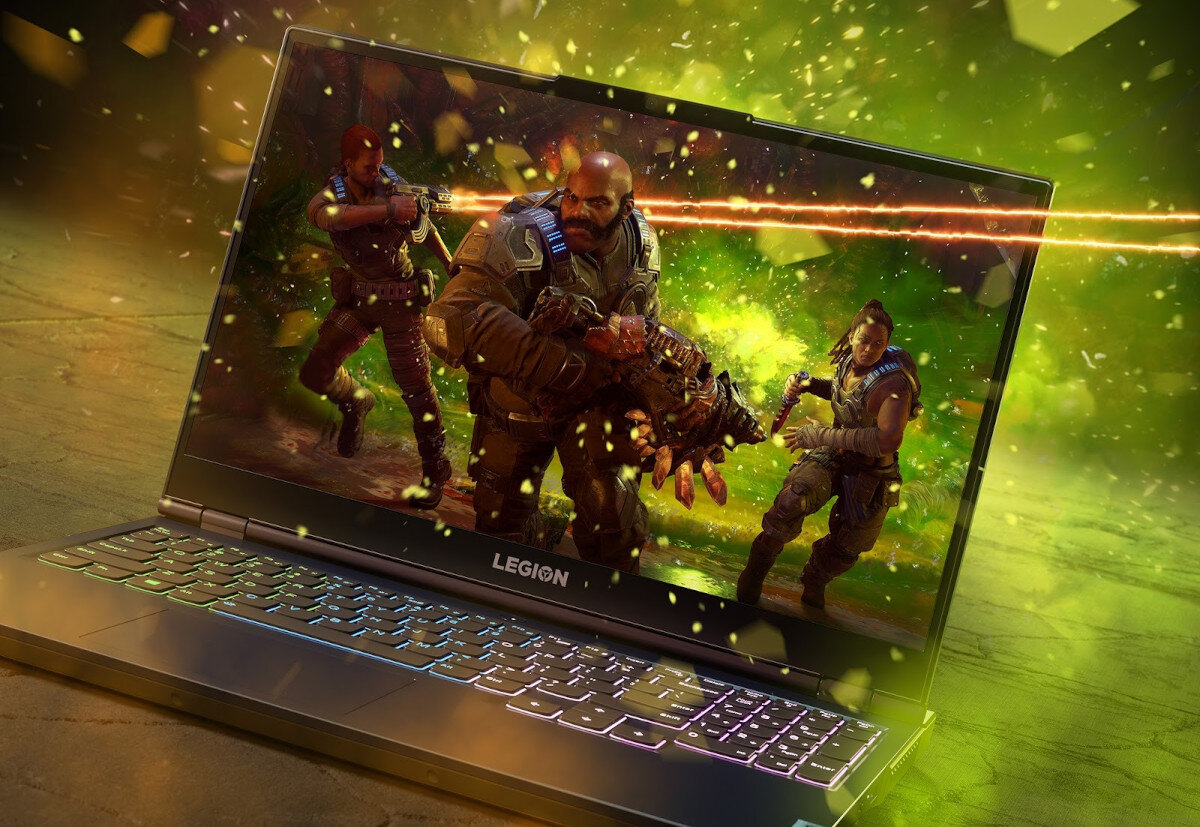 Laptop LENOVO Legion 5 15ACH6 wyświetlacz przekątna częstotliwość odświeżania rozdzielczość Free-Sync