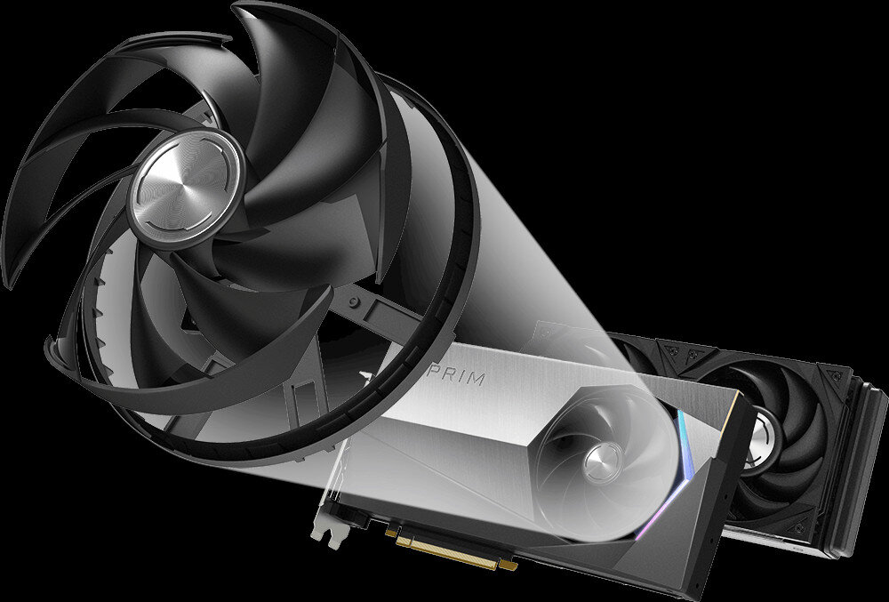 Karta graficzna MSI GeForce RTX 4090 Suprim Liquid X 24GB DLSS 3 - system chłodzenia