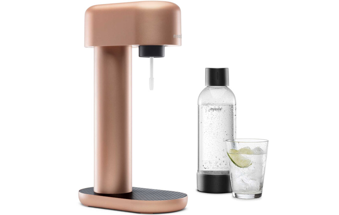 Saturator MYSODA Ruby Miedziany ZASILANIE ZALETY