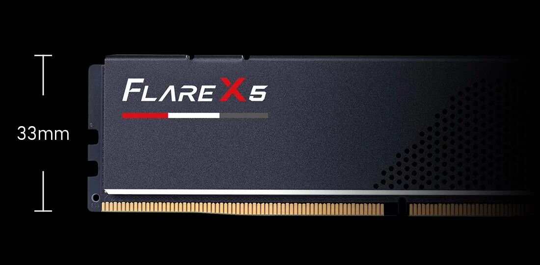 Pamięć RAM G.SKILL Flare X5 - Niskoprofilowy design
