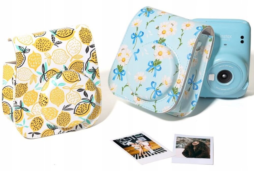 Pokrowiec LOVEINSTANT Instax Mini 11 aparat ochrona dopasowanie pasek obsługa pokrywa klapka drukowanie 