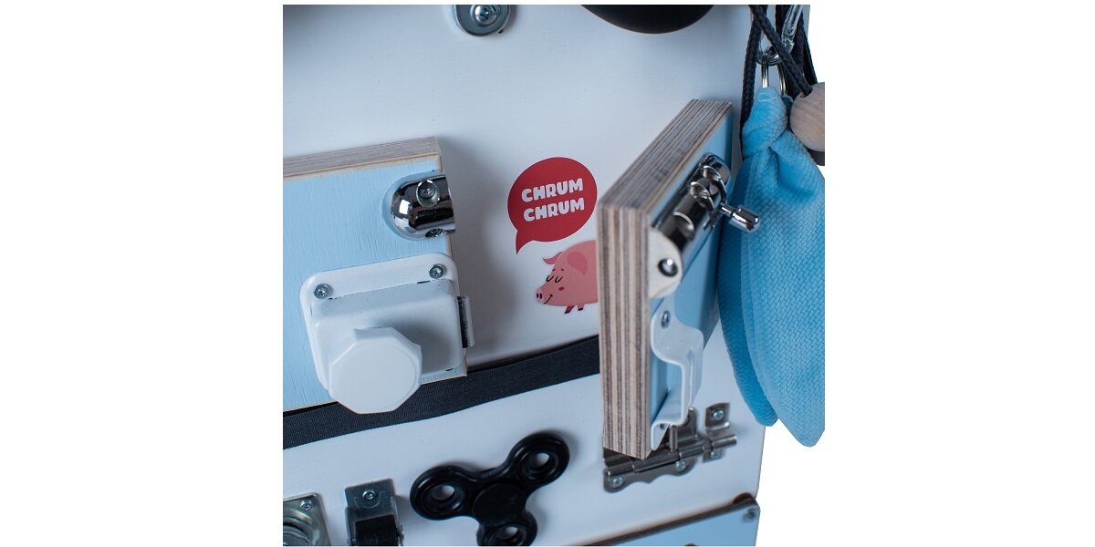 Tablica manipulacyjna MANIBOX Rozwijaj umiejętności swojego malucha 