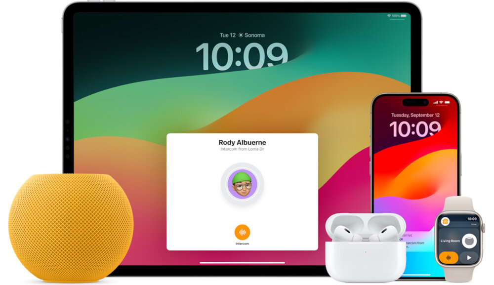 APPLE HomePod mini integracja siri komendy iphone apple