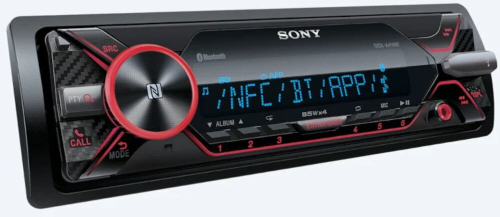 Radio samochodowe SONY DSX-A416BT - formaty