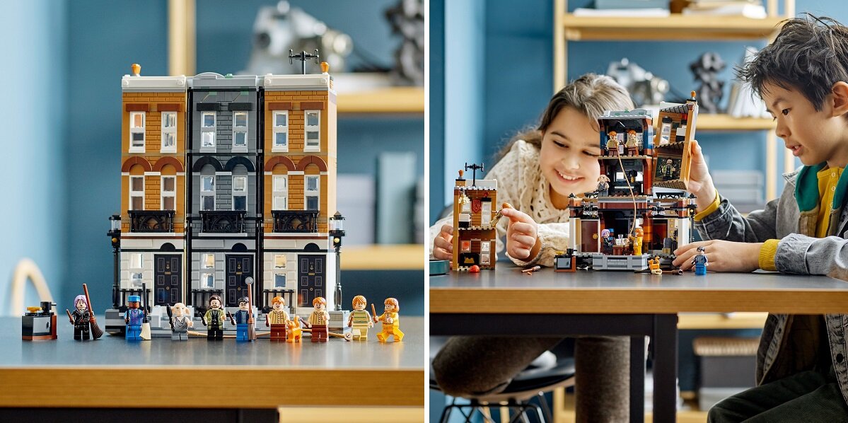 LEGO Harry Potter Ulica Grimmauld Place 12 76408 Wciągająca zabawa w budowanie