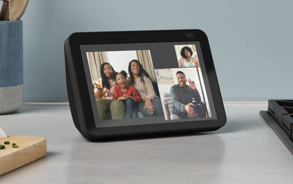 AMAZON Echo Show 8 (2 gen.) Grafitowy automatyczne kadrowanie aparat 13 MP