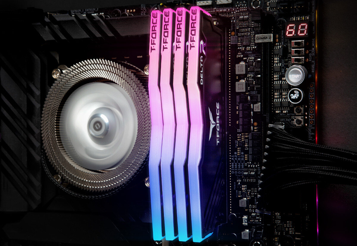 Pamiec RAM TEAM GROUP T-Force Delta RGB 16GB 3200MHz prawidlowe dzialanie