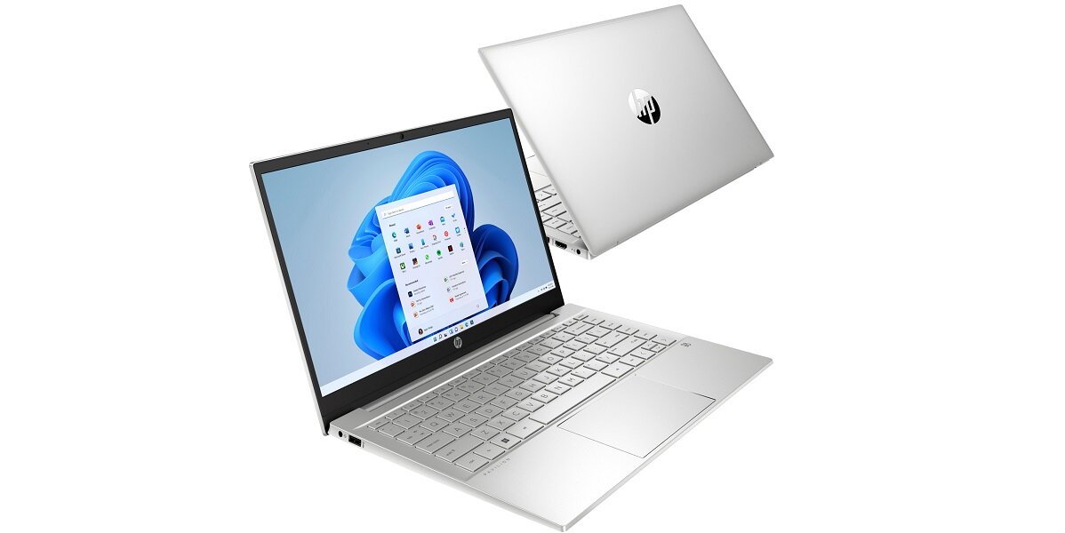 Laptop HP Pavilion 14-DV2103NW rozdzielczosc Full HD procesor rdzenie taktowanie wydajność rozrywka praca kąty widzenia rozdzielczość karta graficzna jakość dysk RAM ekran częstotliwość złącza
