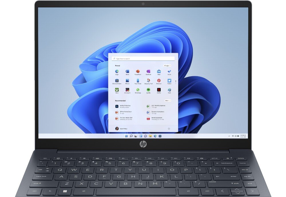Laptop HP Pavilion Plus 14-EH0023NW 14 IPS i5-1240P 16GB RAM 512GB SSD Windows 11 Home wyświetlacz przekątna matryca obraz