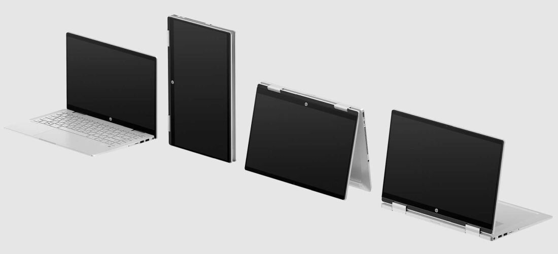 Laptop HP Pavilion x360 14 - 360-stopniowa konstrukcja 