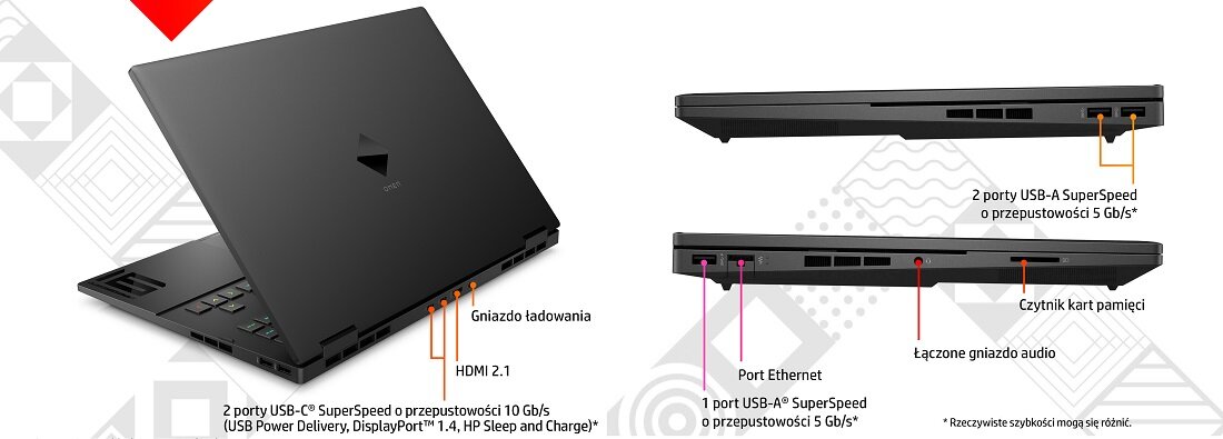 Laptop HP Omen 16 - Thunderbolt 4