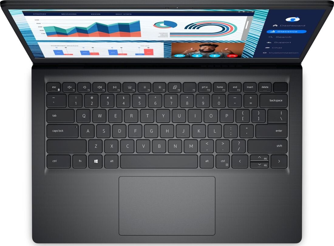 Laptop DELL Vostro 3420 - Pełnowymiarowa klawiatura 