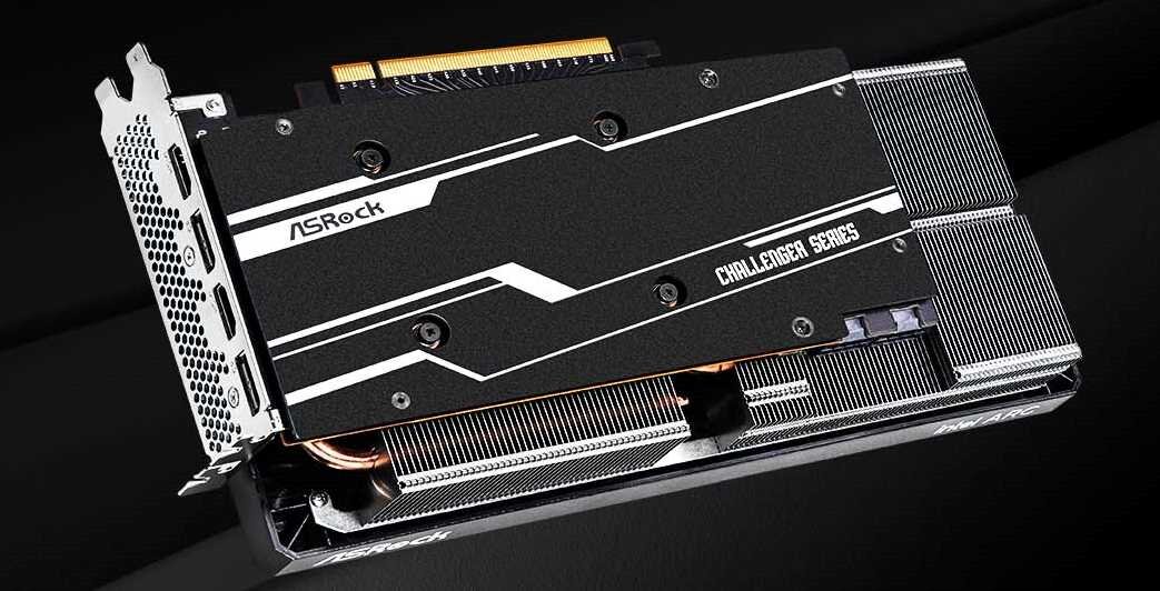 Karta graficzna ASROCK Arc A750 Challenger OC 8GB - metalowa płyta