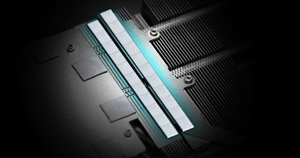 Karta graficzna ASROCK Arc A750 Challenger OC 8GB - Podkładka termiczna