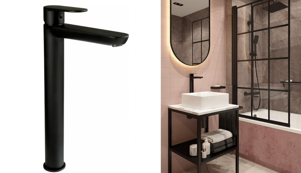 DEANTE Alpinia BGA N20K bateria natryskowa prysznicowa ścienna łazienka tradycyjna nowoczesna płaska nawierzchnia dźwignia mosiądz trwałość niezawodność