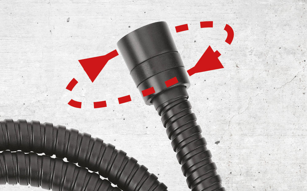 DEANTE Alpina BGA Z34M anti twist skręcanie wąż końcówka komfort mycie niezawodność trwałość