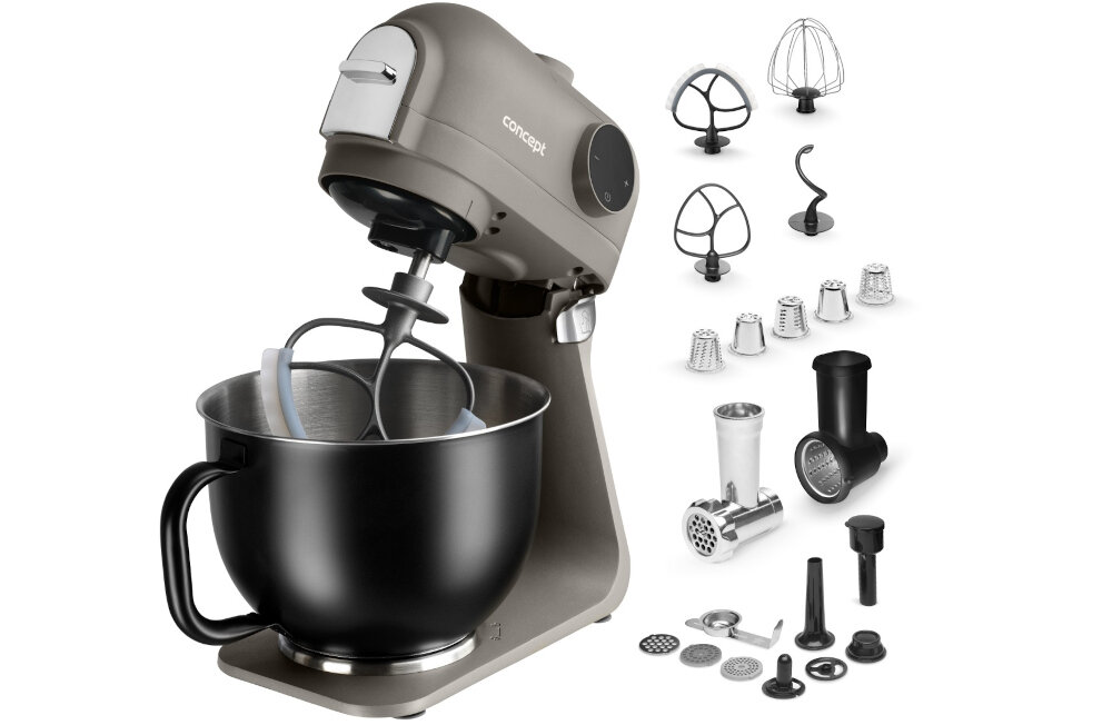 Robot kuchenny planetarny CONCEPT RM7510 Element Digi (1200W) zestaw akcesoria komplet wyposazenie
