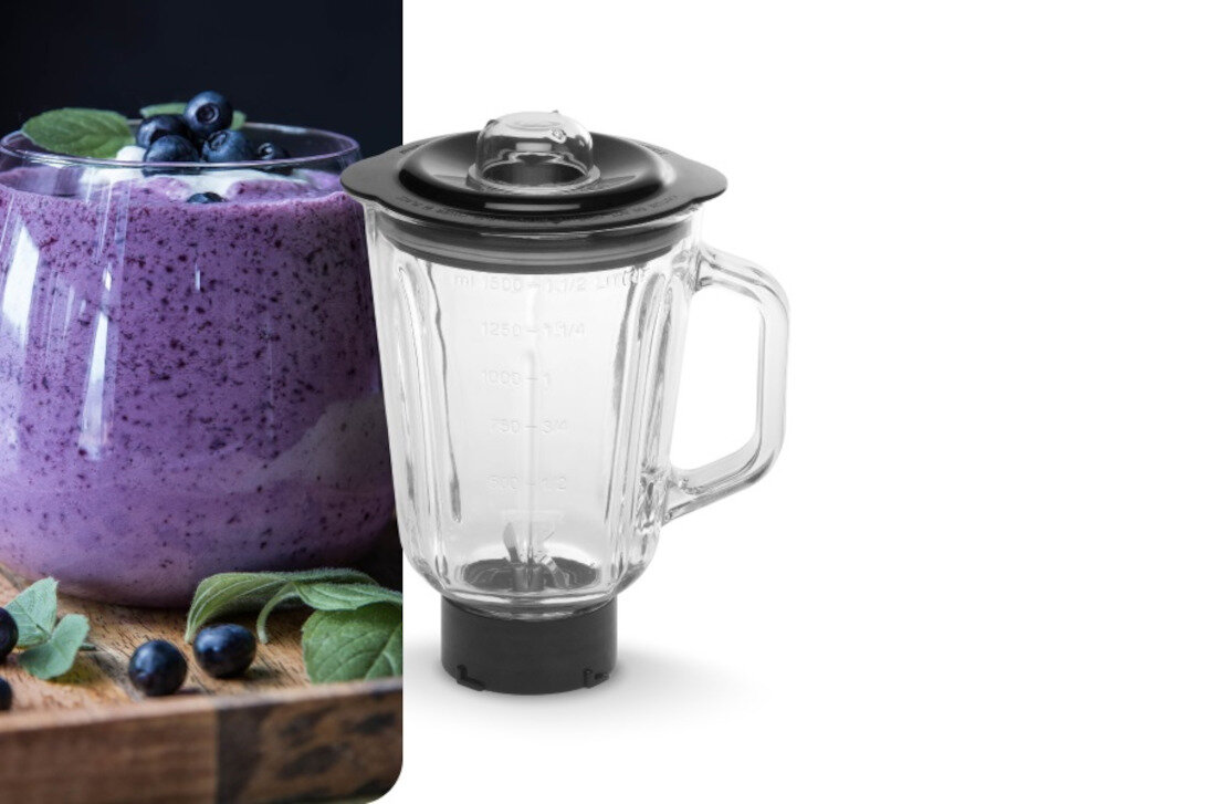 Robot kuchenny planetarny CONCEPT RM7500 Element Digi (1200W) z blenderem kielichowym i maszynka do miesa blender pojemnosc 1,5 l mikser