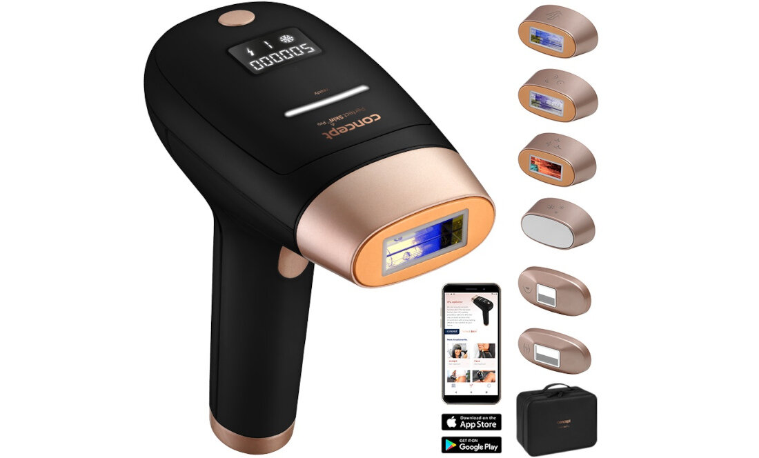 Depilator CONCEPT IPL Perfect Skin Pro IL5020 zestaw akcesoria komplet wyposazenie
