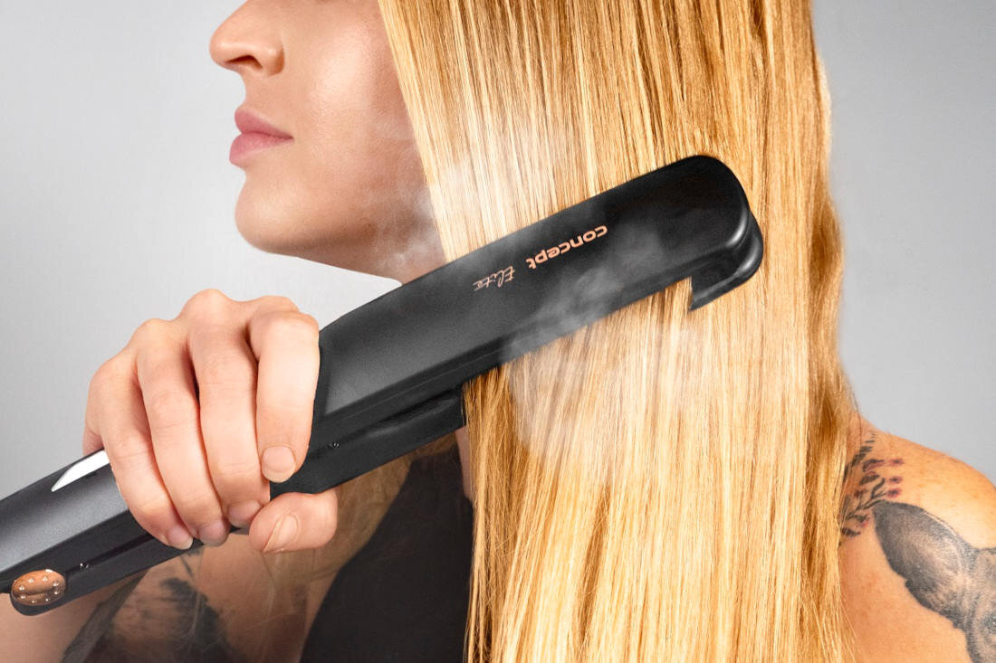 Prostownica CONCEPT Elite Steam Boost VZ6010 delikatna para Technologia parowa