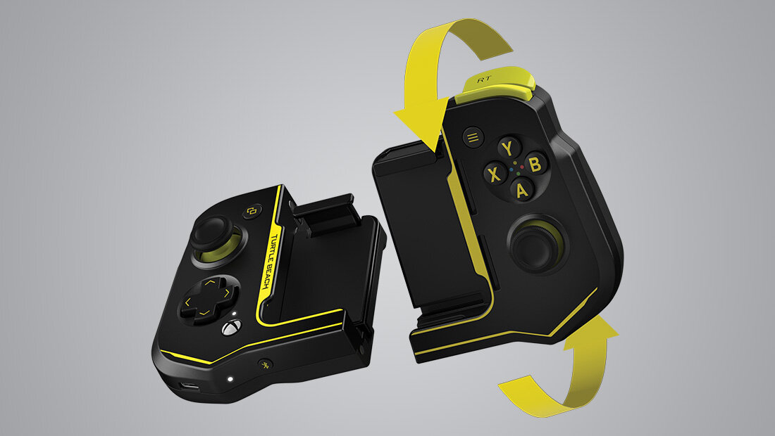 KONTROLER RECON ATOM DO xCloud, ANDROID (BLUETOOTH), CZARNY wygodne sterowania rozkładany magnes
