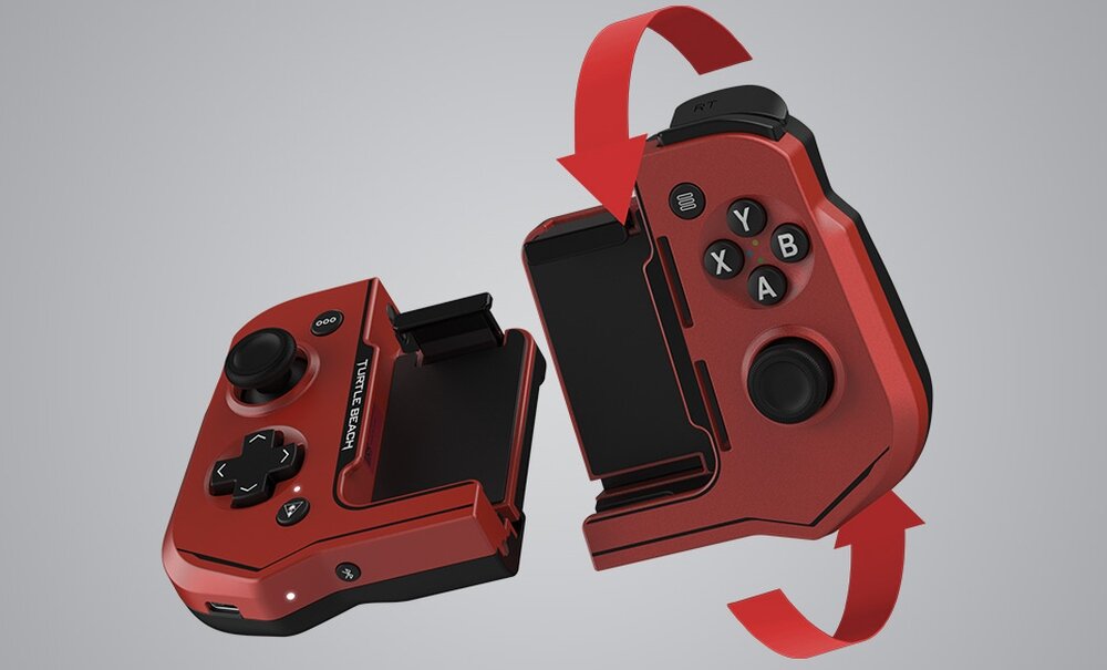 Kontroler TURTLE BEACH Atom Czerwony bateria wygoda ergonomia kompatybilność łączność